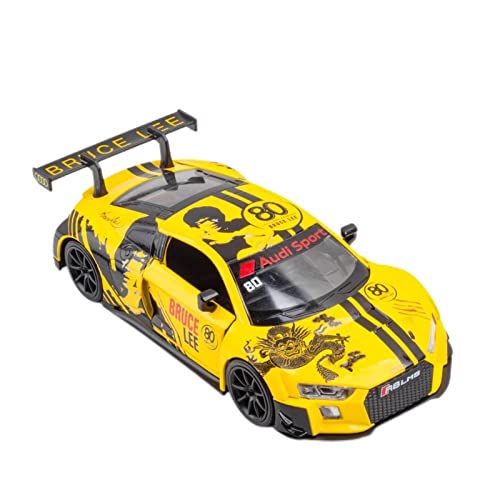 Miniatur Motorfahrzeug-Modelle 1 32 Für Audi R8 LMS Alloy Diecast Painting Limited Edition 3 Türen Rennwagenmodelle Fertigmodell(D) von BMAONZ