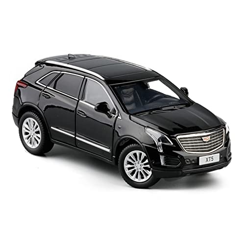 Miniatur Motorfahrzeug-Modelle 1 32 Für Cadillac XT5 Metalllegierung Diecast Automodell Mit Sound Light Model Fertigmodell(B) von BMAONZ