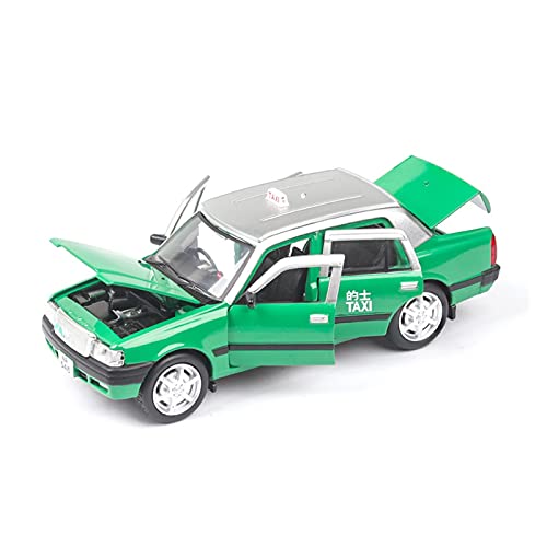 Miniatur Motorfahrzeug-Modelle 1 32 Für Crown Taxi Metallautos Modell Legierung Simulation Taxi Spielzeug 6 Türen Mit Licht Geöffnet Fertigmodell(C) von BMAONZ