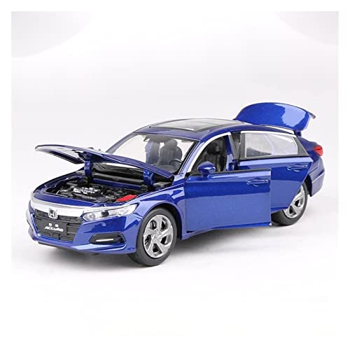 Miniatur Motorfahrzeug-Modelle 1 32 Für Honda Accord Modell Druckgussmodell Sound Und Licht Auto Kinderspielzeug Fertigmodell(A) von BMAONZ