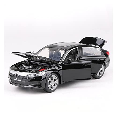 Miniatur Motorfahrzeug-Modelle 1 32 Für Honda Accord Modell Druckgussmodell Sound Und Licht Auto Kinderspielzeug Fertigmodell(C) von BMAONZ