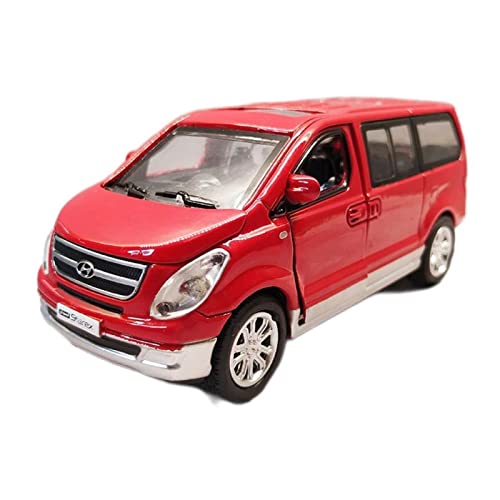 Miniatur Motorfahrzeug-Modelle 1 32 Für Hyundai STAREX Alloy Die Cast Van Bread Business Car MPV Sound Light Pull Back Fertigmodell(C) von BMAONZ