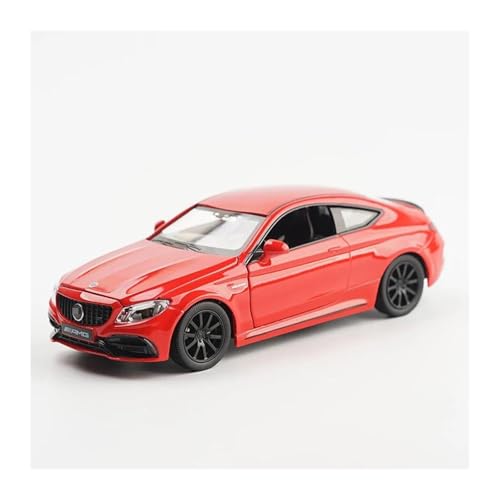 Miniatur Motorfahrzeug-Modelle 1 32 Für Mercedes-Benz C63S Coupé Legierung Auto Druckguss Metall Sammlung Modell Simulation Modell Spielzeug Fertigmodell(Rot) von BMAONZ