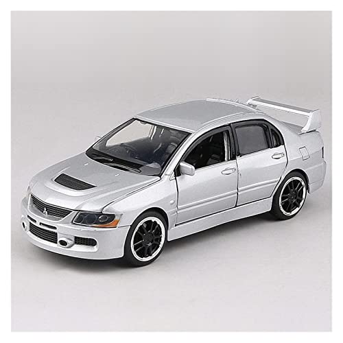 Miniatur Motorfahrzeug-Modelle 1 32 Für Mitsubishi Motors Lancer Alloy Diecast Automodell Kinderspielzeug Fertigmodell(B) von BMAONZ