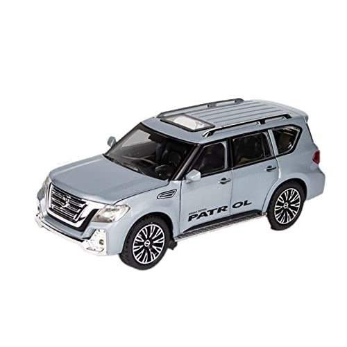 Miniatur Motorfahrzeug-Modelle 1 32 Für Nissan Patrol Y62 Legierung Diecast Automodell Travel Rack Sound Light Zurückziehen Fertigmodell(C) von BMAONZ