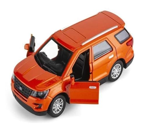 Miniatur Motorfahrzeug-Modelle 1 32 Für Toyota Prius SUV Legierung Auto Modell Diecast Spielzeugauto Mit Sound Und Licht Fertigmodell(Orange) von BMAONZ