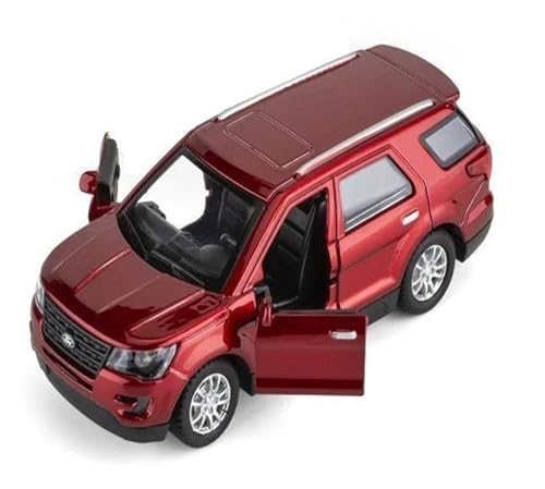 Miniatur Motorfahrzeug-Modelle 1 32 Für Toyota Prius SUV Legierung Auto Modell Diecast Spielzeugauto Mit Sound Und Licht Fertigmodell(Rot) von BMAONZ