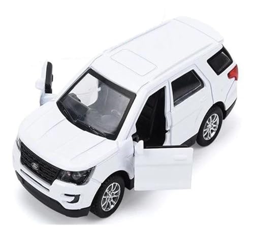Miniatur Motorfahrzeug-Modelle 1 32 Für Toyota Prius SUV Legierung Auto Modell Diecast Spielzeugauto Mit Sound Und Licht Fertigmodell(White) von BMAONZ