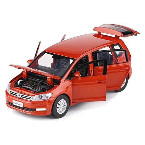 Miniatur Motorfahrzeug-Modelle 1 32 Für Volkswagen Touran L Mehrzweck-Metalllegierungsdruckguss-Automodell Mit Soundlicht Fertigmodell(C) von BMAONZ
