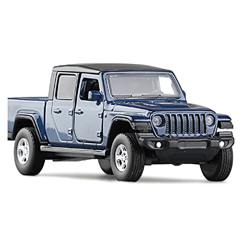 Miniatur Motorfahrzeug-Modelle 1 36 Scale High Imitation Alloy Modellauto Für Jeep Wrangler Wrangler Rubicon Metallauto Spielzeug Diecast Car Fertigmodell(Blau) von BMAONZ
