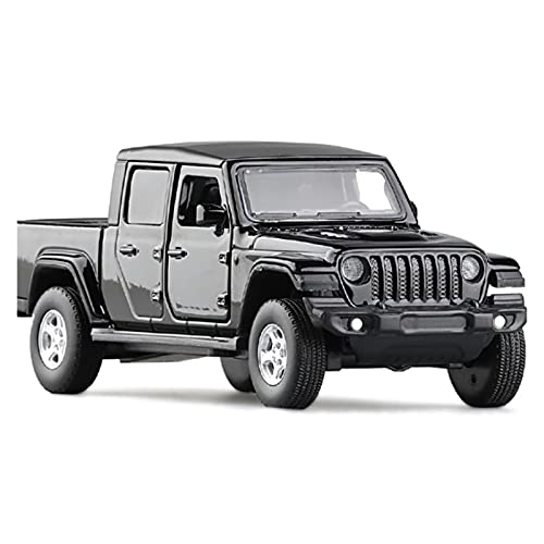 Miniatur Motorfahrzeug-Modelle 1 36 Scale High Imitation Alloy Modellauto Für Jeep Wrangler Wrangler Rubicon Metallauto Spielzeug Diecast Car Fertigmodell(Schwarz) von BMAONZ