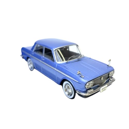 Miniatur Motorfahrzeug-Modelle 1 43 ​​für Toyota Crown 1962 Legierung Auto Limousine Modell Blau Statische Home Collection Ornament Display Fertigmodell von BMAONZ