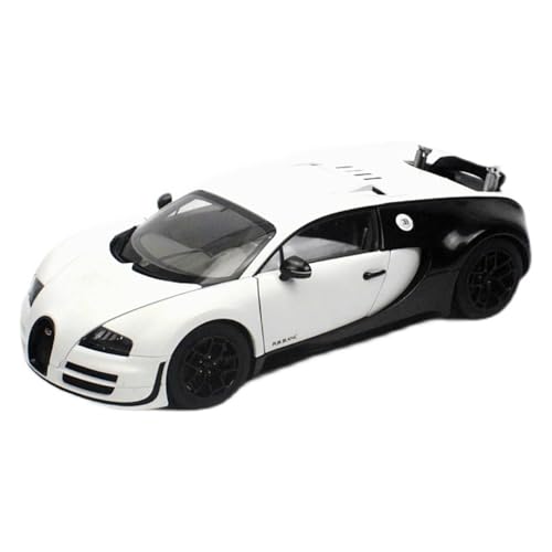 Miniatur Motorfahrzeug-Modelle 1:18 Für Bugatti Veyron Supercar Panda Edition Legierung Automodell Ornamente Eingangsdekoration Fertigmodell von BMAONZ