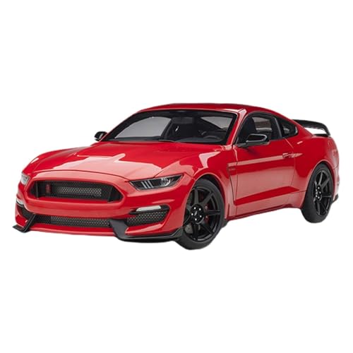 Miniatur Motorfahrzeug-Modelle 1:18 Für Ford Shelby Ford Shelby GT 350R Simulation Druckguss Auto Modell Fans Sammlungen Ornament Fertigmodell(Red) von BMAONZ