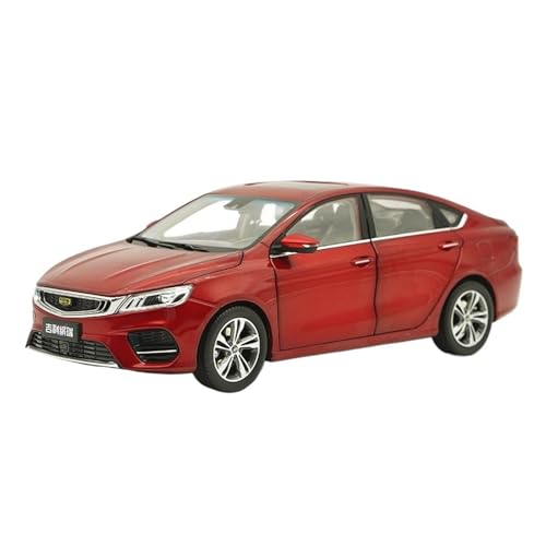 Miniatur Motorfahrzeug-Modelle 1:18 Für Geely Colorado Limousine Automodell Legierung Metall Fahrzeug Display Stand Dekoration Ornamente Fertigmodell(Red) von BMAONZ