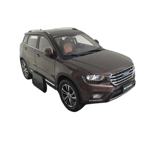 Miniatur Motorfahrzeug-Modelle 1:18 Für Great Wall Haval H6 Coupé Braun Legierung Seltene Statische Auto Modell Exquisite Modelle Display Spielzeug Fertigmodell von BMAONZ