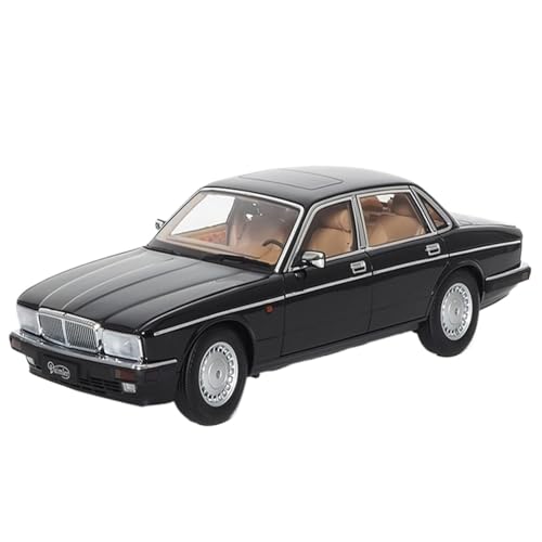 Miniatur Motorfahrzeug-Modelle 1:18 Für Jaguar Daimler XJ6 (XJ40) Legierung Ganzkörpermodelle Schwarz Maßstab Retro Fahrzeug Display Fertigmodell von BMAONZ
