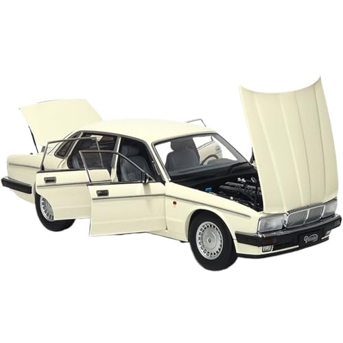 Miniatur Motorfahrzeug-Modelle 1:18 Für Jaguar Daimler XJ6 (XJ40) Legierung Ganzkörpermodelle Weiß Büro Desktop Dekoration Fertigmodell von BMAONZ