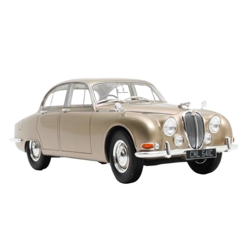 Miniatur Motorfahrzeug-Modelle 1:18 Für Jaguar Jaguar S-Type Gold 1965 Auto Handmodell Simulation Spielzeug Modell Spielzeug Fahrzeug Fertigmodell von BMAONZ