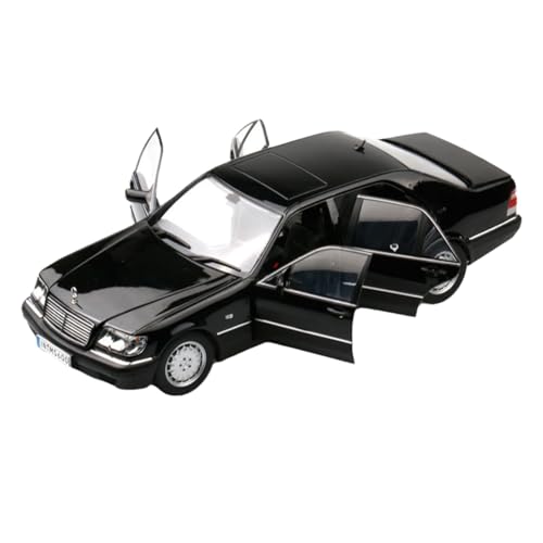 Miniatur Motorfahrzeug-Modelle 1:18 Für Mercedes S600 W140 Tiger Ben Metall Automodell Ornamente Sammlung Surprise Toys Schwarz Fertigmodell von BMAONZ