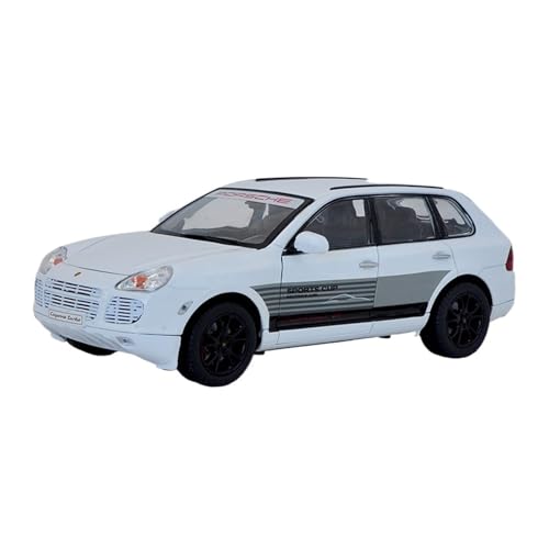 Miniatur Motorfahrzeug-Modelle 1:18 Für Porsche Cayenne Legierung Automodell Simulation Modelle Spielzeug Eingangsbereich Ornamente Weiß Fertigmodell von BMAONZ