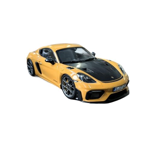 Miniatur Motorfahrzeug-Modelle 1:18 Für Porsche GT4 RS Cayman Klassische Geschlossene Fahrzeuge Legierung Auto Modell Sammler Eingangsbereich Fertigmodell von BMAONZ