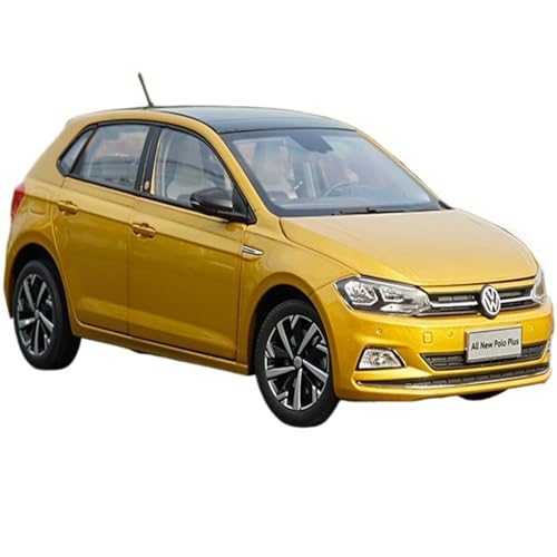 Miniatur Motorfahrzeug-Modelle 1:18 Für SAIC Volkswagen Polo Plus Neue Generation Miniatur Legierung Auto Modell Erwachsene Sammlung Fertigmodell von BMAONZ