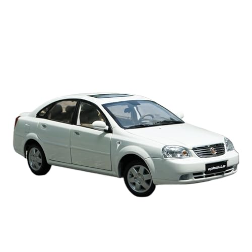 Miniatur Motorfahrzeug-Modelle 1:18 Für Shanghai General Motors Buick Caddy Automodell Buick DREI-Box-Version Legierung Automodelle Spielzeug Fertigmodell(White) von BMAONZ