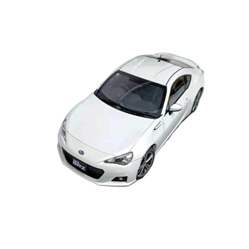Miniatur Motorfahrzeug-Modelle 1:18 Für Subaru BRZ Simulation Legierung Automodelle Sportwagen Sammlung Ornamente Blau Weiß Fertigmodell(White) von BMAONZ
