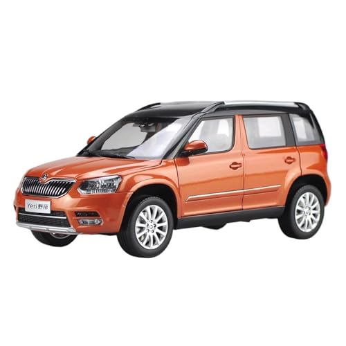 Miniatur Motorfahrzeug-Modelle 1:18 Für Volkswagen Skoda Nodi YETI Geländewagen Weißes Automodell Casting Automodell Ornements Fertigmodell von BMAONZ
