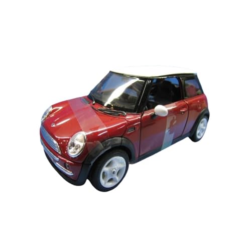 Miniatur Motorfahrzeug-Modelle 1:24 Für Mini Cooper Automodell Legierung Simulation Automodell Ornamente Für Männer Geburtstagsgeschenk Fertigmodell(Red) von BMAONZ