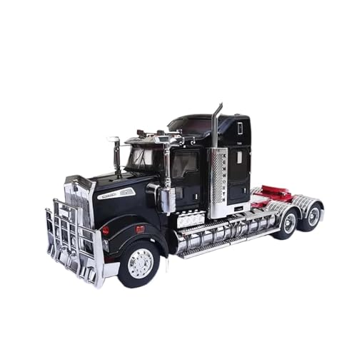 Miniatur Motorfahrzeug-Modelle 1:32 Für Kenworth T909 LKW Traktor Legierung Auto Modell Garage Szene Druckguss Erwachsenen Sammlung Fahrzeuge Spielzeug Fertigmodell(Black) von BMAONZ