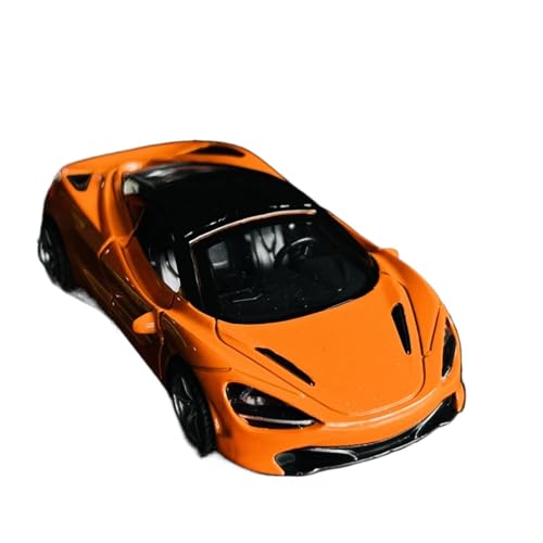BMAONZ Miniatur Motorfahrzeug-Modelle 1:36 Für Tür Legierung Sportwagen Modell Simulation Return Force Kinder Spielzeug Auto Junge Ornament Ornament Fertigmodell(Orange) von BMAONZ
