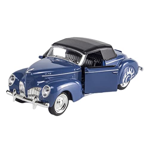 Miniatur Motorfahrzeug-Modelle 1:38 Für Lincoln Convertible Classic Car Legierung Kinderspielzeugauto Mit Sound Light Modell Fertigmodell(A) von BMAONZ