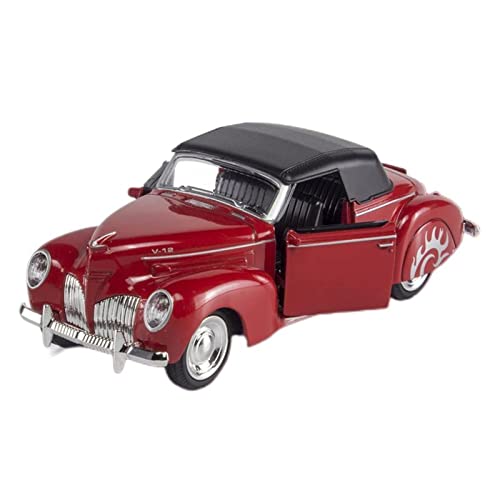 Miniatur Motorfahrzeug-Modelle 1:38 Für Lincoln Convertible Classic Car Legierung Kinderspielzeugauto Mit Sound Light Modell Fertigmodell(C) von BMAONZ