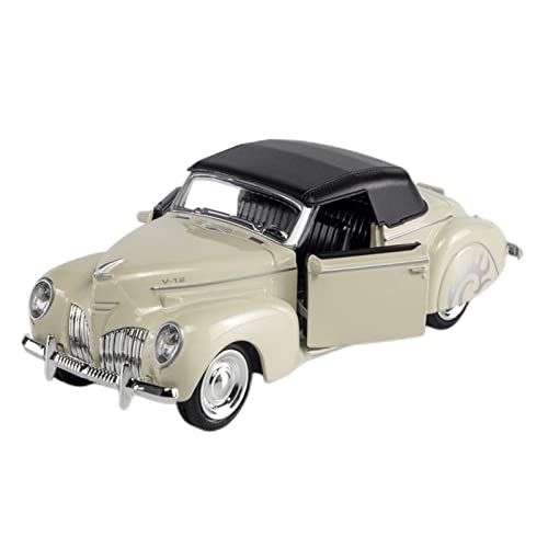 Miniatur Motorfahrzeug-Modelle 1:38 Für Lincoln Convertible Classic Car Legierung Kinderspielzeugauto Mit Sound Light Modell Fertigmodell(D) von BMAONZ