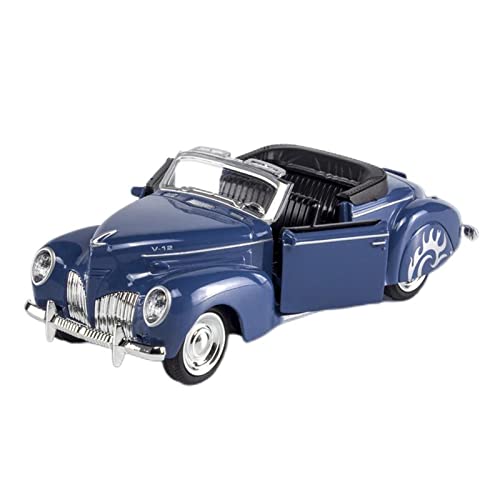 Miniatur Motorfahrzeug-Modelle 1:38 Für Lincoln Convertible Classic Car Legierung Kinderspielzeugauto Mit Sound Light Modell Fertigmodell(E) von BMAONZ