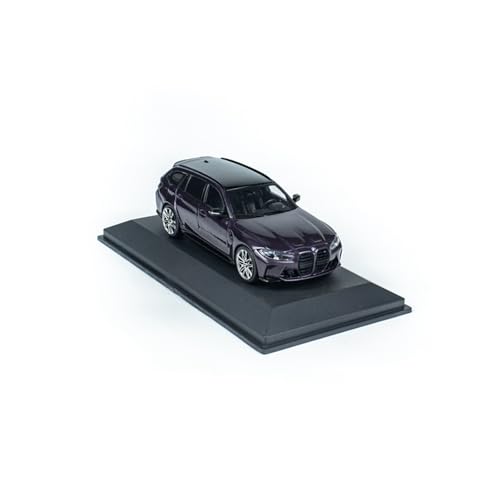 Miniatur Motorfahrzeug-Modelle 1:43 Für BMW G81 M3 Touring Reiseversion Kombi Legierung Automodell Indoor Realistisches Spielfahrzeug Fertigmodell(Purple) von BMAONZ