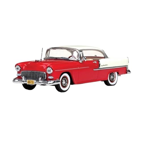 Miniatur Motorfahrzeug-Modelle 1:43 Für Chevy Corvette Bell Belair 1955 Statisches Automodell Legierung Dekoratives Modellspielzeug Für Die Sammlung Fertigmodell von BMAONZ