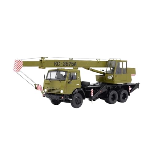 Miniatur Motorfahrzeug-Modelle 1:43 Für Kamaz 6x4 LKW-Kran Ks-3575a Simulation Legierung Automodell Druckguss Erwachsenen Sammlung Fahrzeuge Fertigmodell von BMAONZ