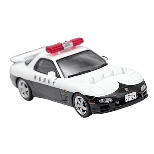 Miniatur Motorfahrzeug-Modelle 1:43 Für Mazda Rx-7 1988 Polizeiauto Legierung Automodell Statisches Automodell Miniaturautomodelle Fertigmodell von BMAONZ