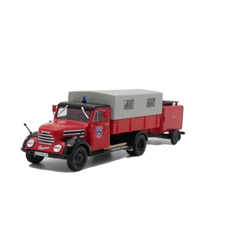 Miniatur Motorfahrzeug-Modelle 1:43 Für Robur Garant 30K LKW Feuerwehrauto Legierungsautomodell Spielzeugauto Hobbyist Collection Ornaments Display Fertigmodell von BMAONZ