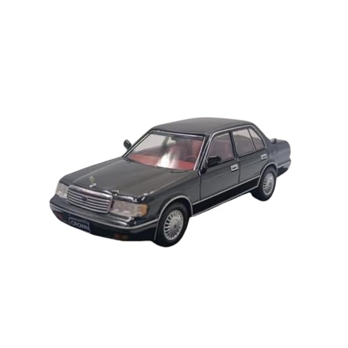 Miniatur Motorfahrzeug-Modelle 1:43 Für Toyota Crown Sammlerstück Klassisches Legierungsautomodell Bürodekoration Heimspielzeug Spiele Fertigmodell(Black) von BMAONZ