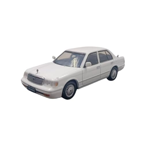 Miniatur Motorfahrzeug-Modelle 1:43 Für Toyota Crown Sammlerstück Klassisches Legierungsautomodell Bürodekoration Heimspielzeug Spiele Fertigmodell(White) von BMAONZ