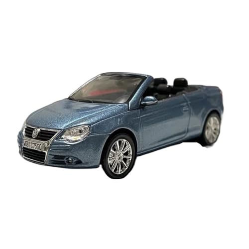 Miniatur Motorfahrzeug-Modelle 1:43 Für Volkswagen Roadster EOS 2006 Klassische Blaue Legierung Cabrio Auto Modell Statische Coupe Ornamente Fertigmodell von BMAONZ
