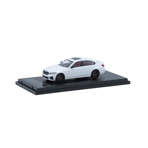 Miniatur Motorfahrzeug-Modelle 1:64 Für BMW 3er G20 Legierung Dekoration Auto Maßstab Automodell Mehrfarbiges Metallfahrzeug Fertigmodell(White) von BMAONZ