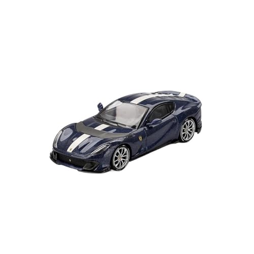 Miniatur Motorfahrzeug-Modelle 1:64 Für Ferrari 812 Blau Legierung Auto Modell Supercar Indoor Display Stand Sammlung Ornament Fertigmodell Miniatur Motorfahrzeug-Modelle 1:64 Für Ferrari 812 Blau Legierung Auto Modell Supercar Indoor Display Stand Sammlung Ornament Fertigmodell von BMAONZ