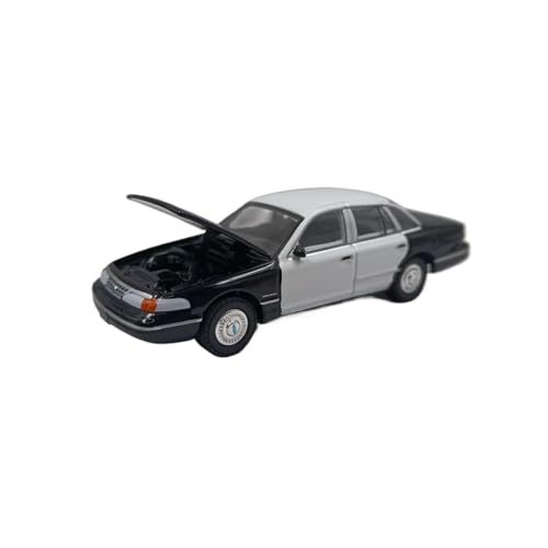 Miniatur Motorfahrzeug-Modelle 1:64 Für Ford Crown Mini Sedan Legierung Auto Modell Erwachsene Hobbyist Sammeln Serie Ornamente Fertigmodell(Black) von BMAONZ
