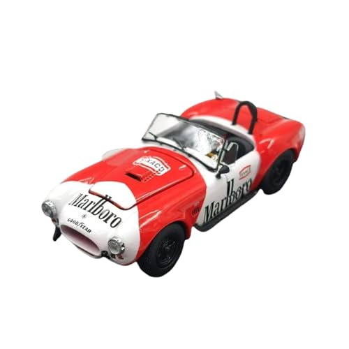 Miniatur Motorfahrzeug-Modelle 1:64 Für Ford Shelby 427 Legierung Diecast Miniatur Spielzeug Auto Modell Souvenir Sammlung Ornamente Fertigmodell(Red) von BMAONZ