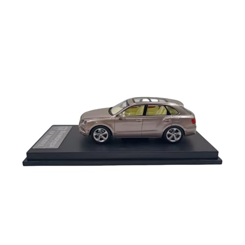 Miniatur Motorfahrzeug-Modelle 1:64 Für LF Bentley Bentayga Simulation Legierung Automodell Schlafzimmer Maßstab Retro Dekoration Spielzeug Fertigmodell(Gold) von BMAONZ